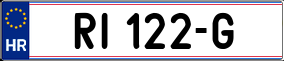 Truck License Plate